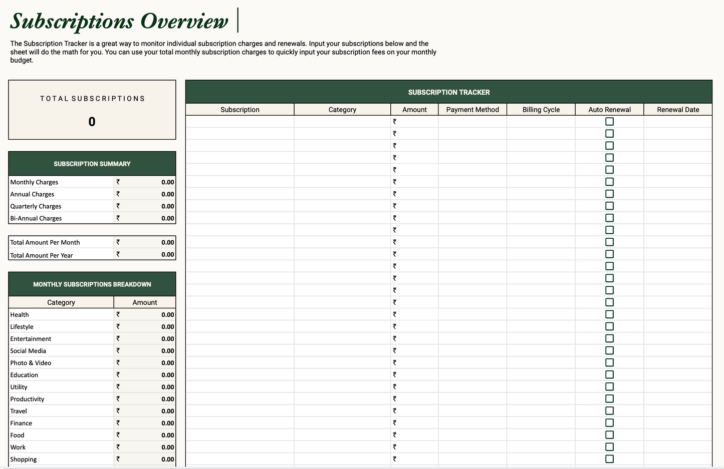 Income & Expense Tracker